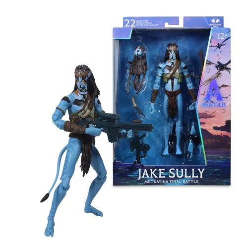 Avatar: Fire and Ash McFarlane Collector Edition Jake Sully Metkayina Final Battle 7-Inch Scale Action Figure