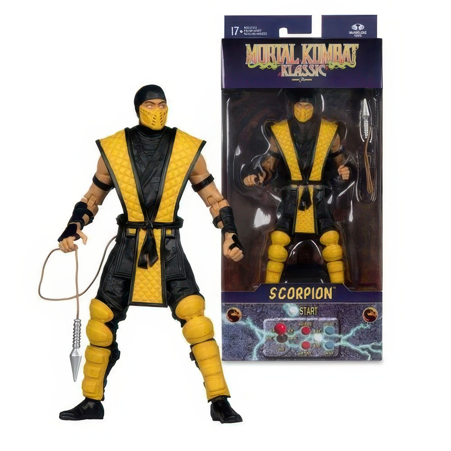 Mortal Kombat Klassic Wave 1 Scorpion 7-Inch Scale Action Figure