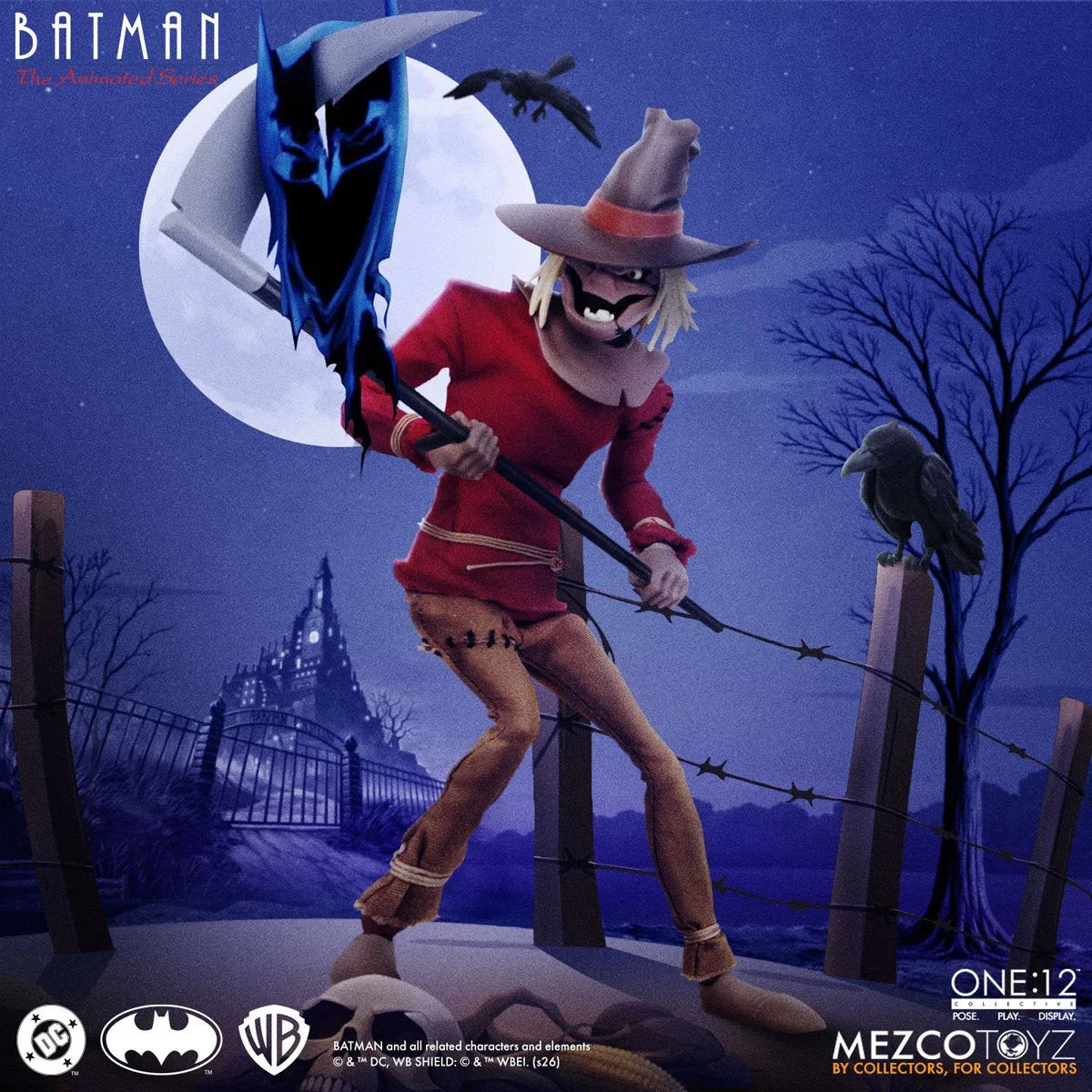 Batman: The Animated Series Scarecrow One 12 Collective Action Figure ...