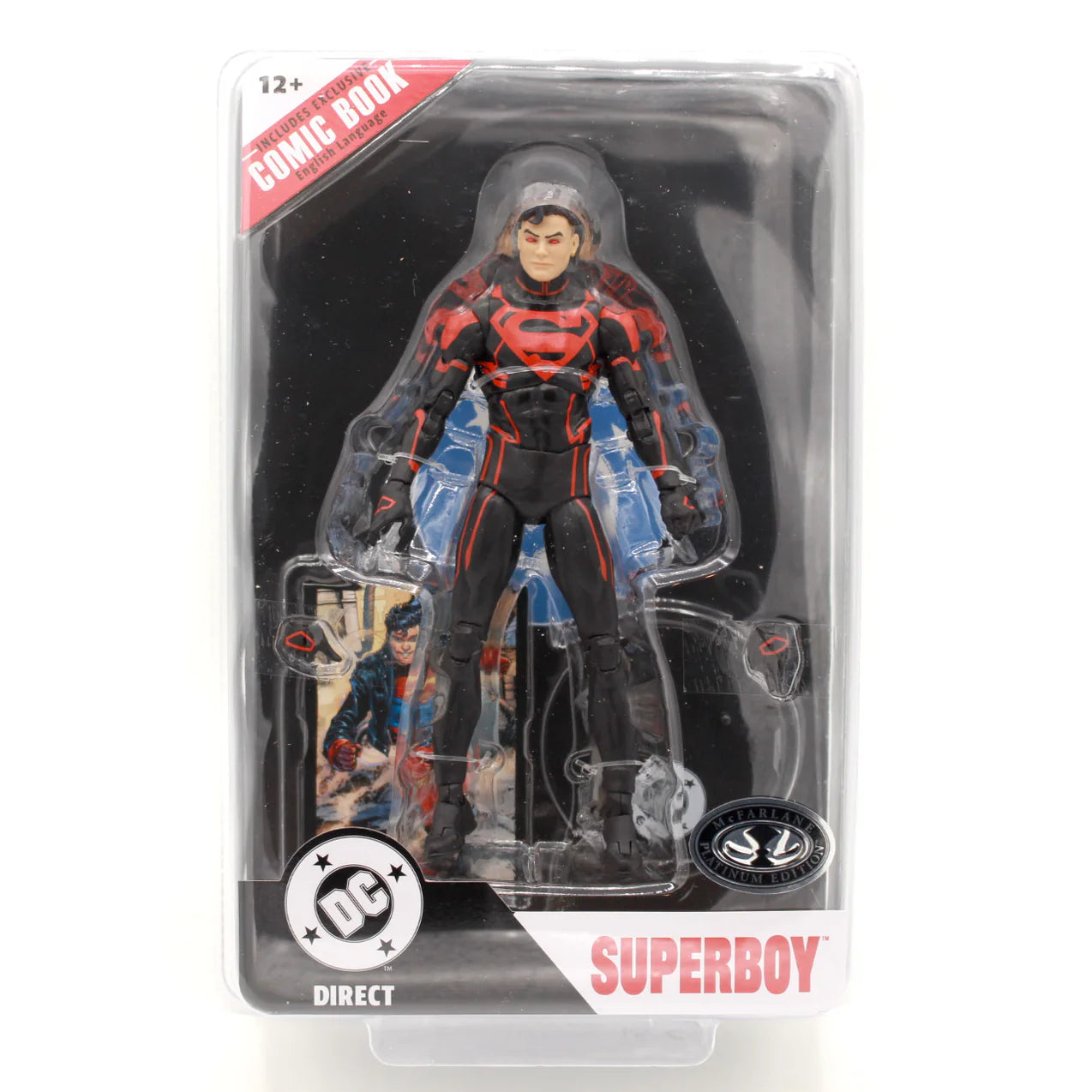 DC Direct Page Punchers 7" Scale Figure w/ Comic - W09 - Superboy Platinum Chase