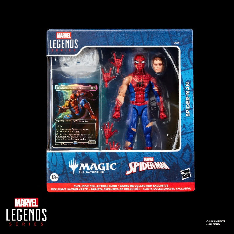 MARVEL LEGENDS SERIES MAGIC: THE GATHERING BATTLE-DAMAGED SPIDER-MAN