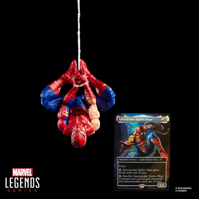 MARVEL LEGENDS SERIES MAGIC: THE GATHERING BATTLE-DAMAGED SPIDER-MAN