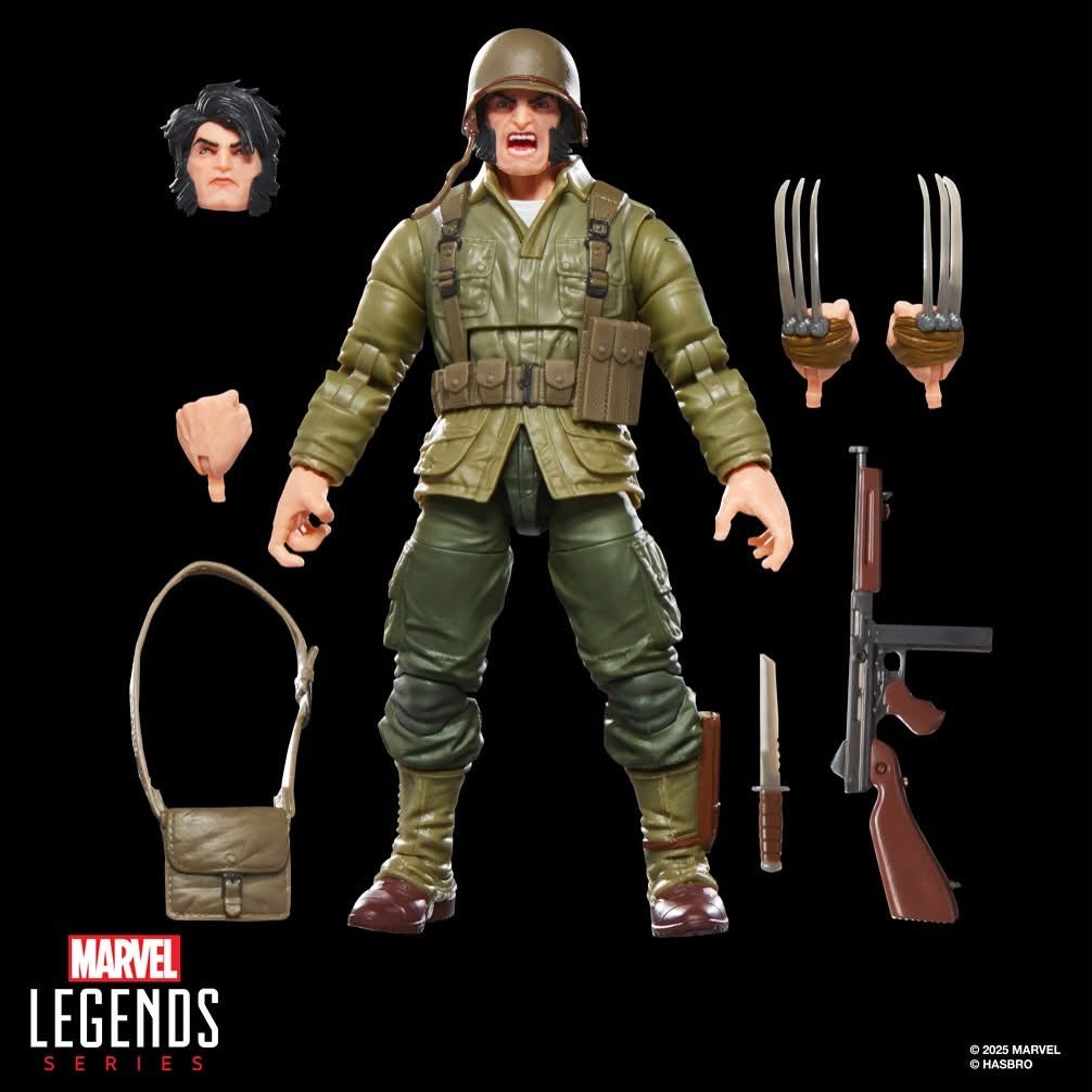 X-Men Marvel Legends Wolverine (WWII Logan) Action Figure (Executioner BAF)