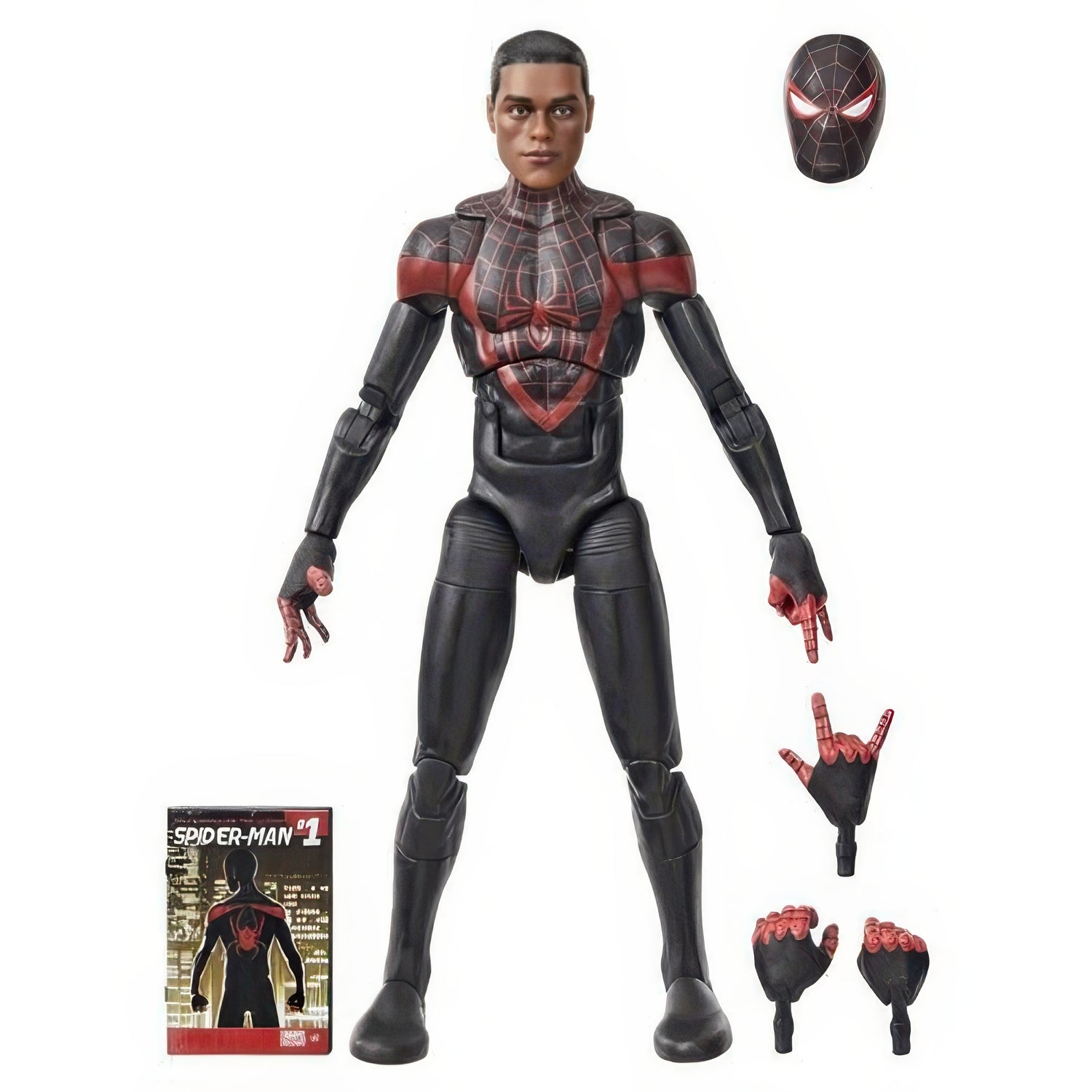 Marvel Legends Mini Comic Miles Morales Action Figure