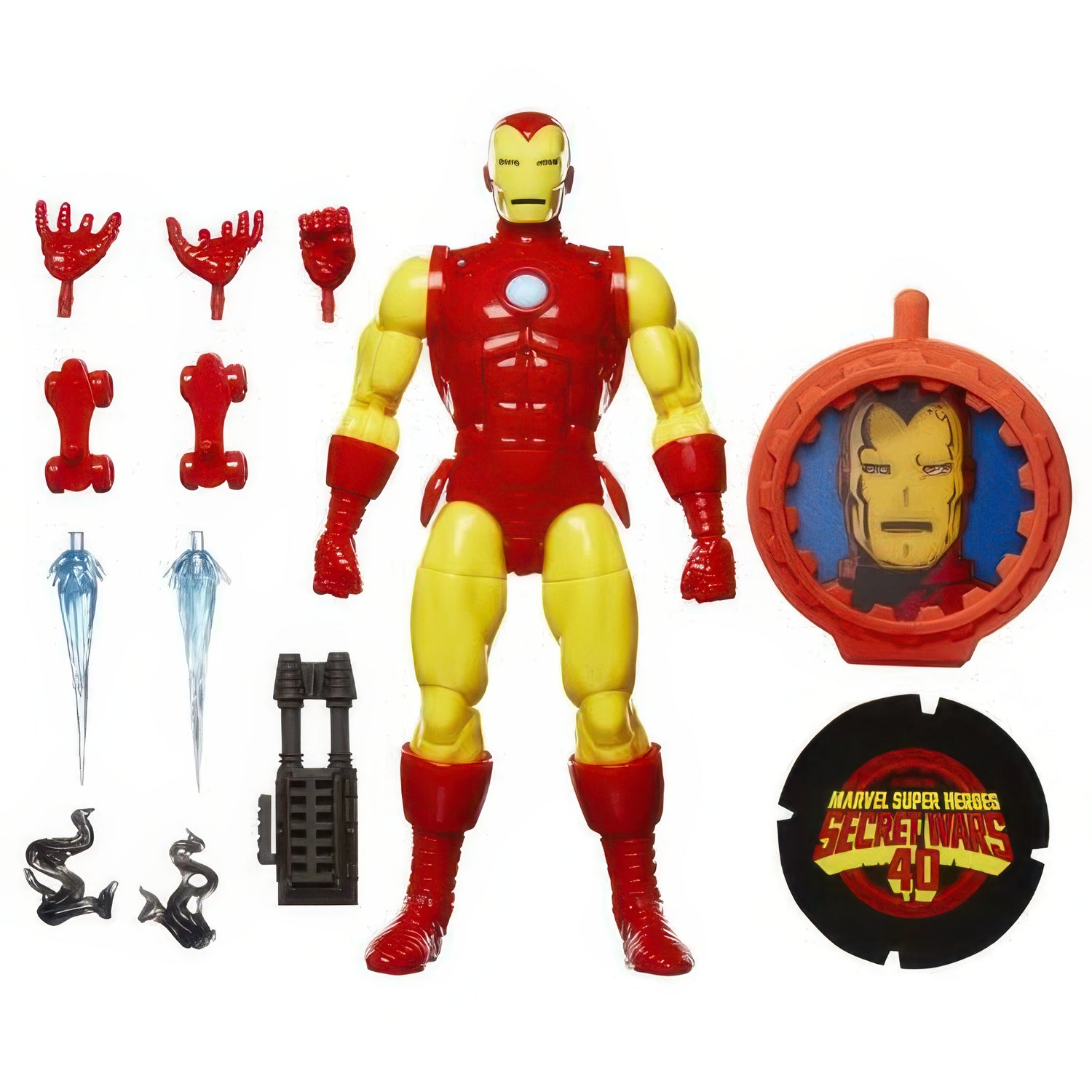 Marvel Legends Secret Wars Retro Card Line - Iron Man – 6-Inch Collectible Action Figure