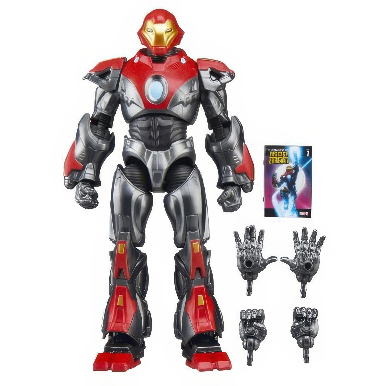 Marvel Legends Mini Comic Ultimate Iron Man Action Figure