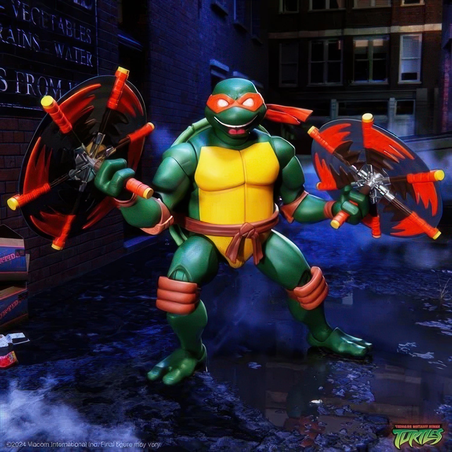 S7 ULTIMATES! Figures - TMNT - W12 - Michelangelo (2003 Animated Series)