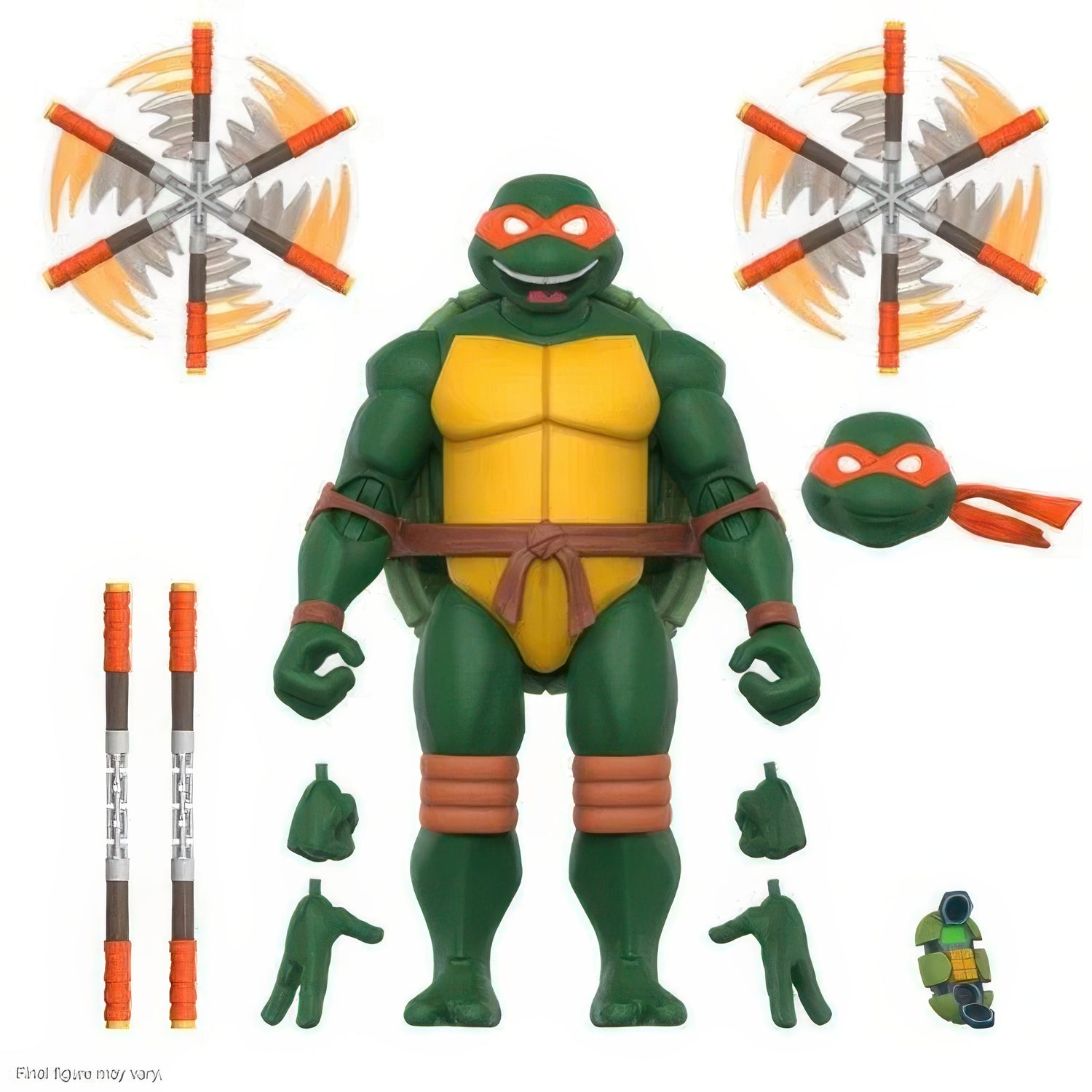 S7 ULTIMATES! Figures - TMNT - W12 - Michelangelo (2003 Animated Series)