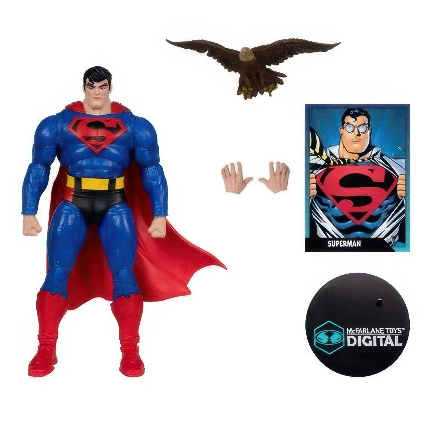 DC Direct (MTD) Figures - W02 - Our Worlds At War - 7" Scale Superman w/ (MTD) Collectible