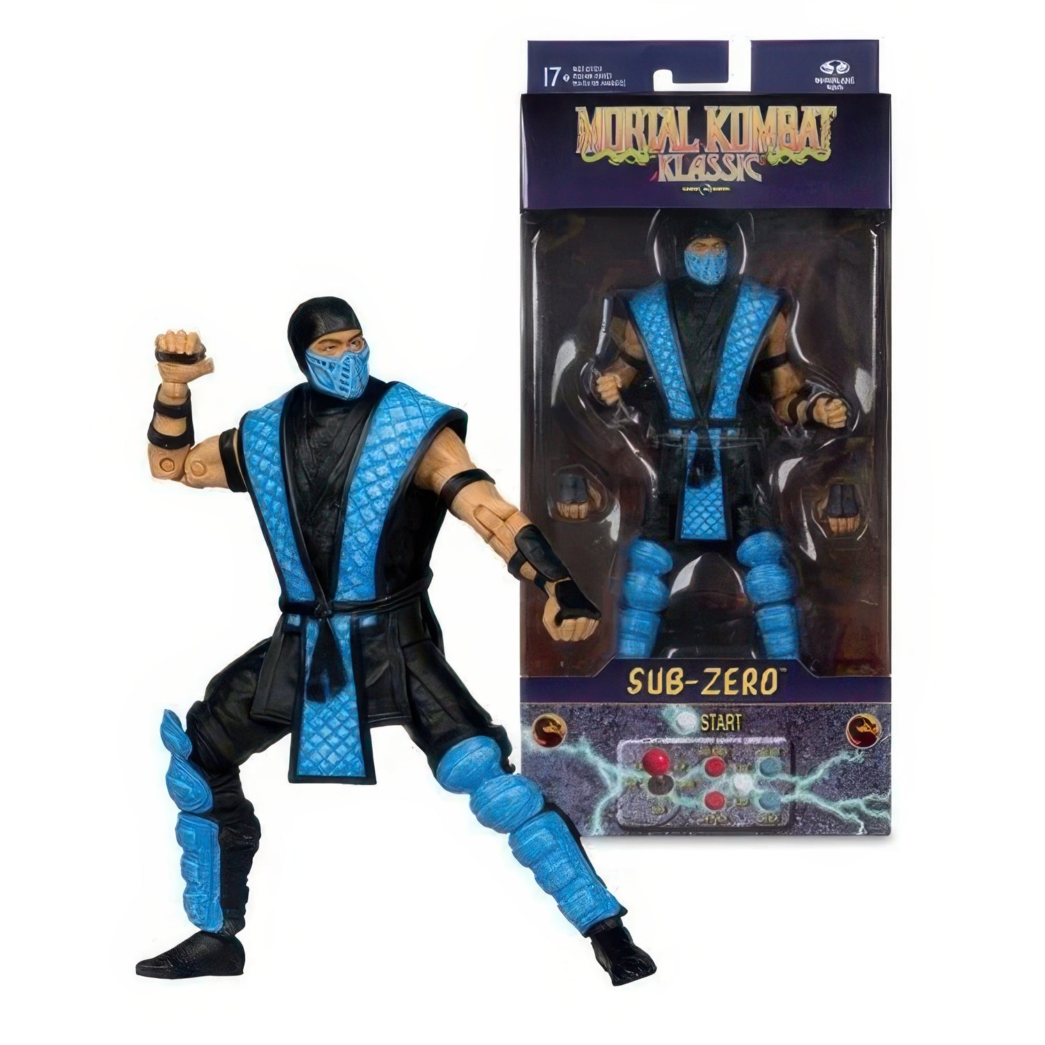 Mortal Kombat Klassic Wave 1 Sub-Zero 7-Inch Scale Action Figure