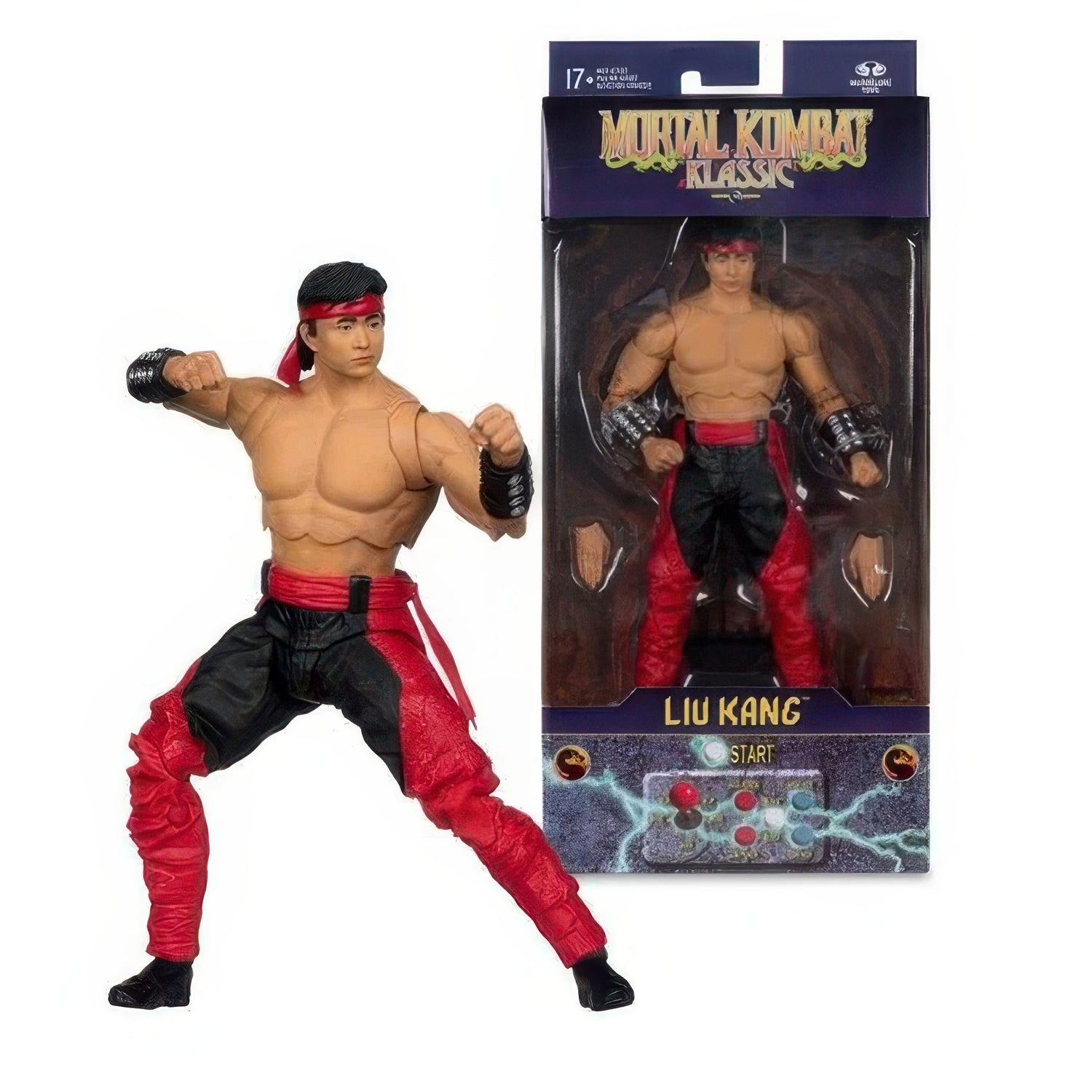 Mortal Kombat Klassic Wave 1 Liu Kang 7-Inch Scale Action Figure
