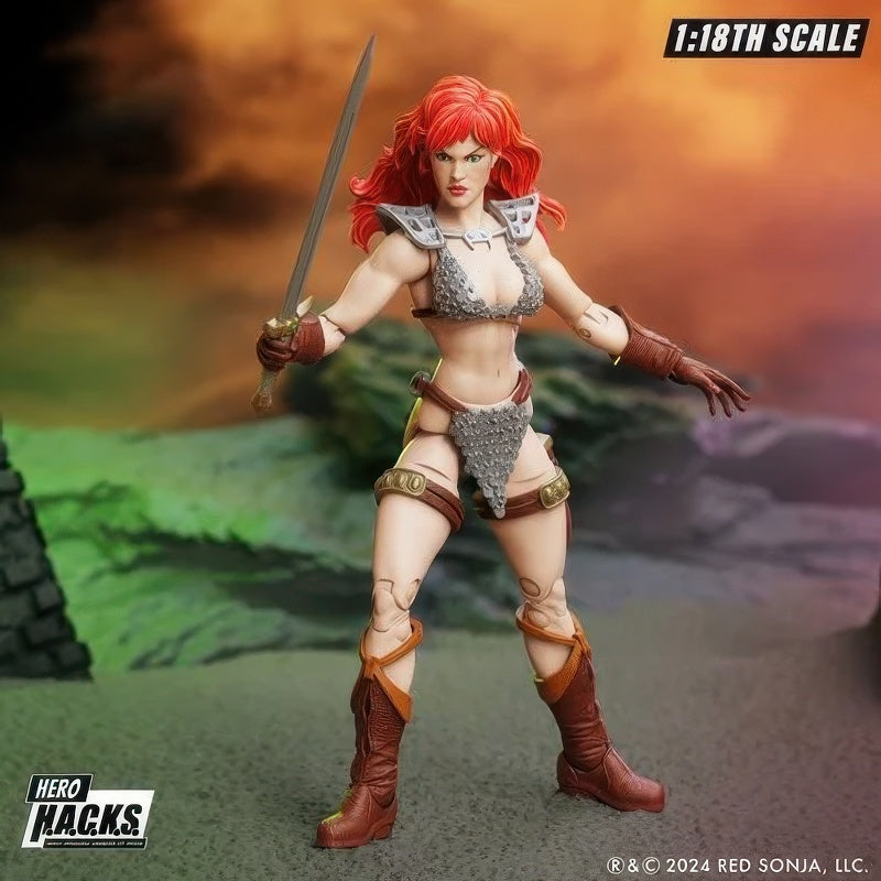 Hero H.A.C.K.S. Red Sonja 1:18 Scale Action Figure