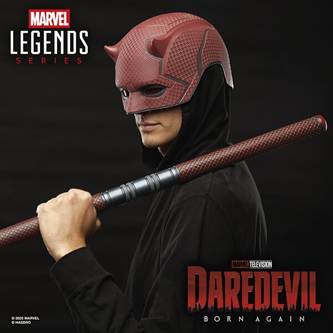 Marvel Legends Daredevil Mask and Billy Club Prop Replicas