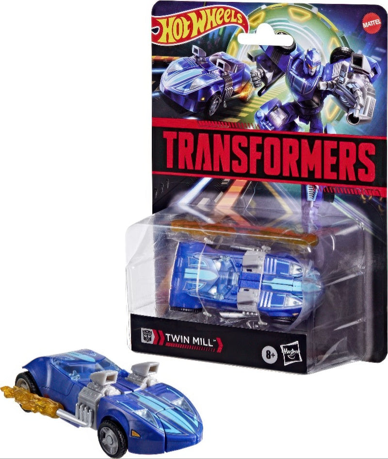 TRANSFORMERS COLLABORATIVE HOT WHEELS X TRANSFORMERS TWIN MILL