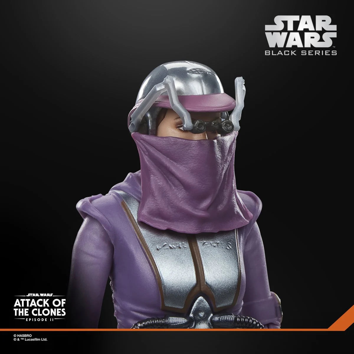 Hasbro Star Wars Black Series Zam Wesell 6-inch action figure in detailed costume with blaster accessory