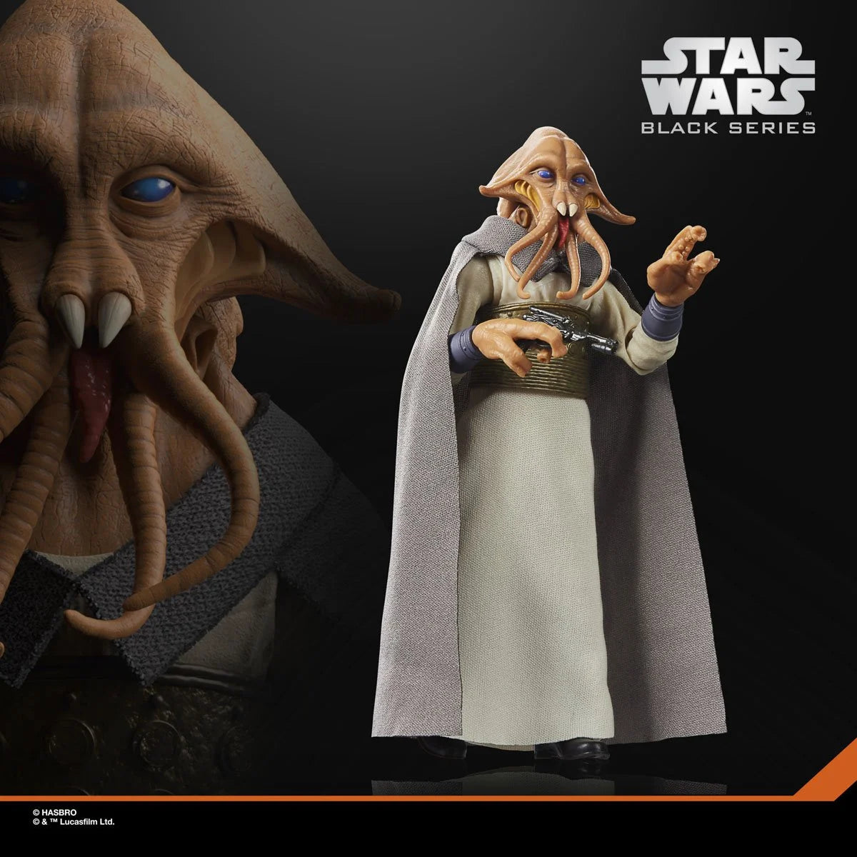 Star Wars Black Series Tessek 6-inch action figure by Hasbro, detailed character figure from the Star Wars universe