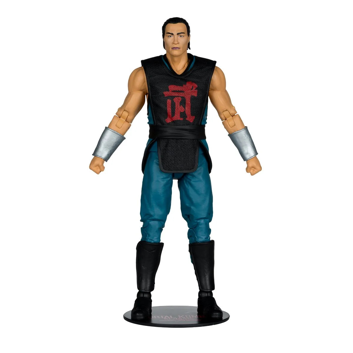 McFarlane Toys Mortal Kombat Klassic Wave 6 Kung Lao 7-inch scale action figure posed with hat and weapons