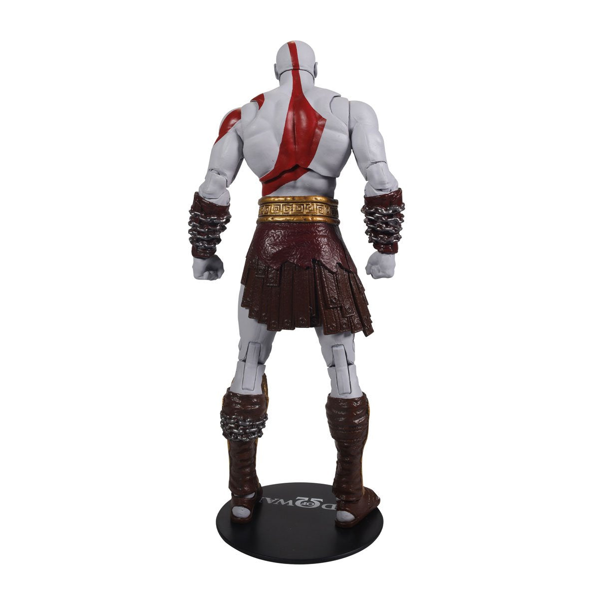 McFarlane Toys God of War Wave 2 Kratos 7-inch gaming edition action figure with detailed sculpt and dynamic pose.