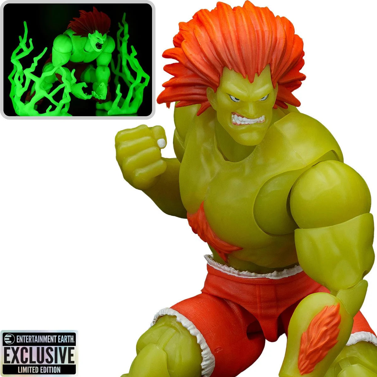 Ultra Street Fighter II Blanka Glow-in-the-Dark 6-Inch Scale Action Figure