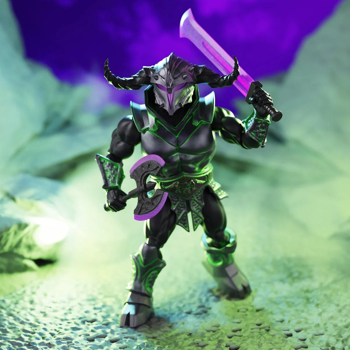 Chthonic Knight Immortal Champions Retro Action Figure