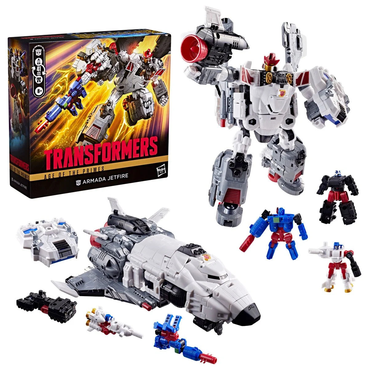 Transformers Generations Age of the Primes Commander Jetfire with Requiem Blaster
