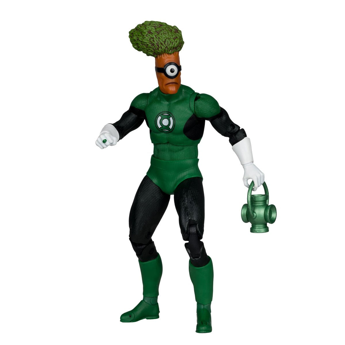 DC Multiverse Medphyll Green Lantern 7-inch action figure by McFarlane Toys, detailed figure with green costume and accessories.