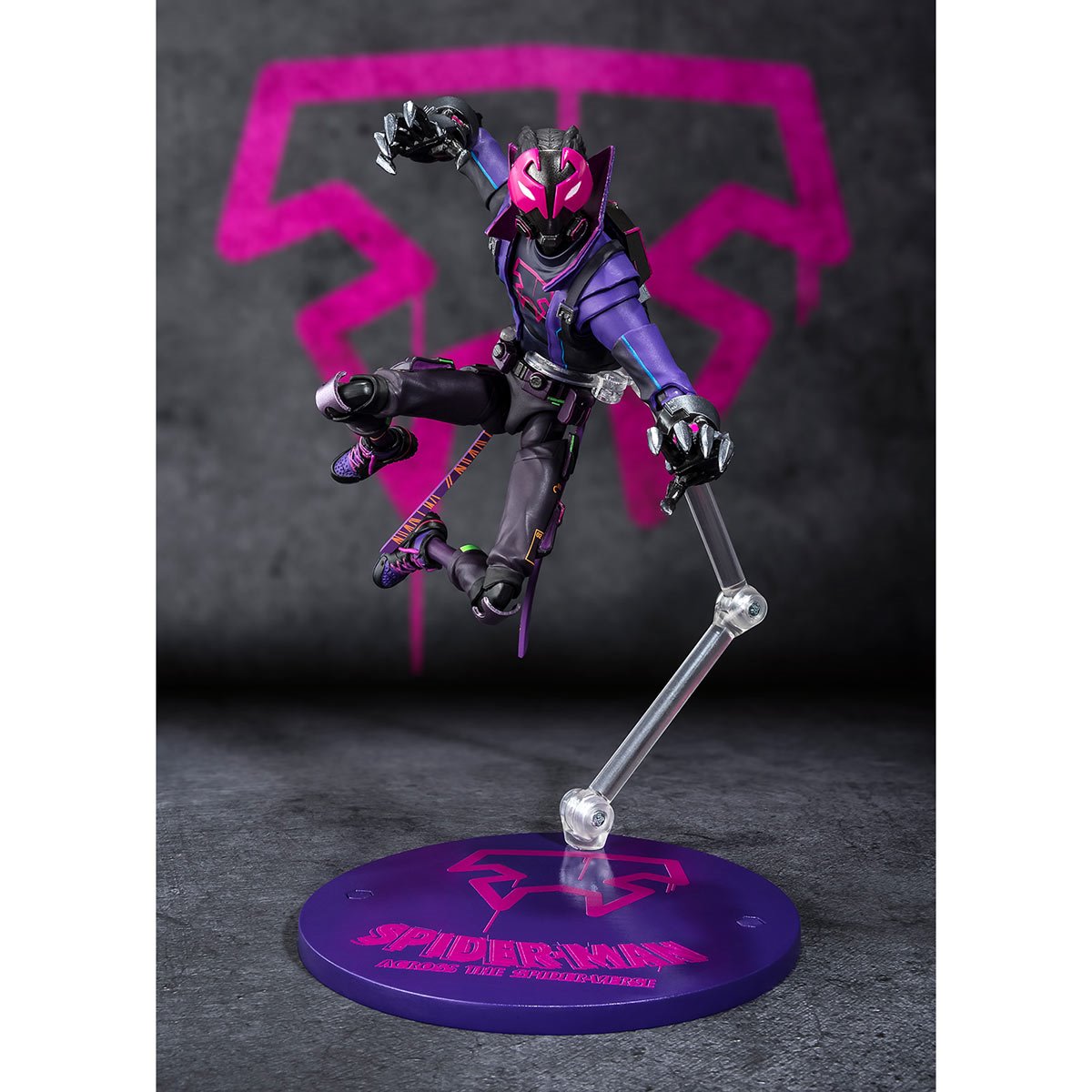 Spider-Man: Across the Spider-Verse Miles G. Morales 42 Miles on the Prowlers Path S.H. Figuarts Action Figure