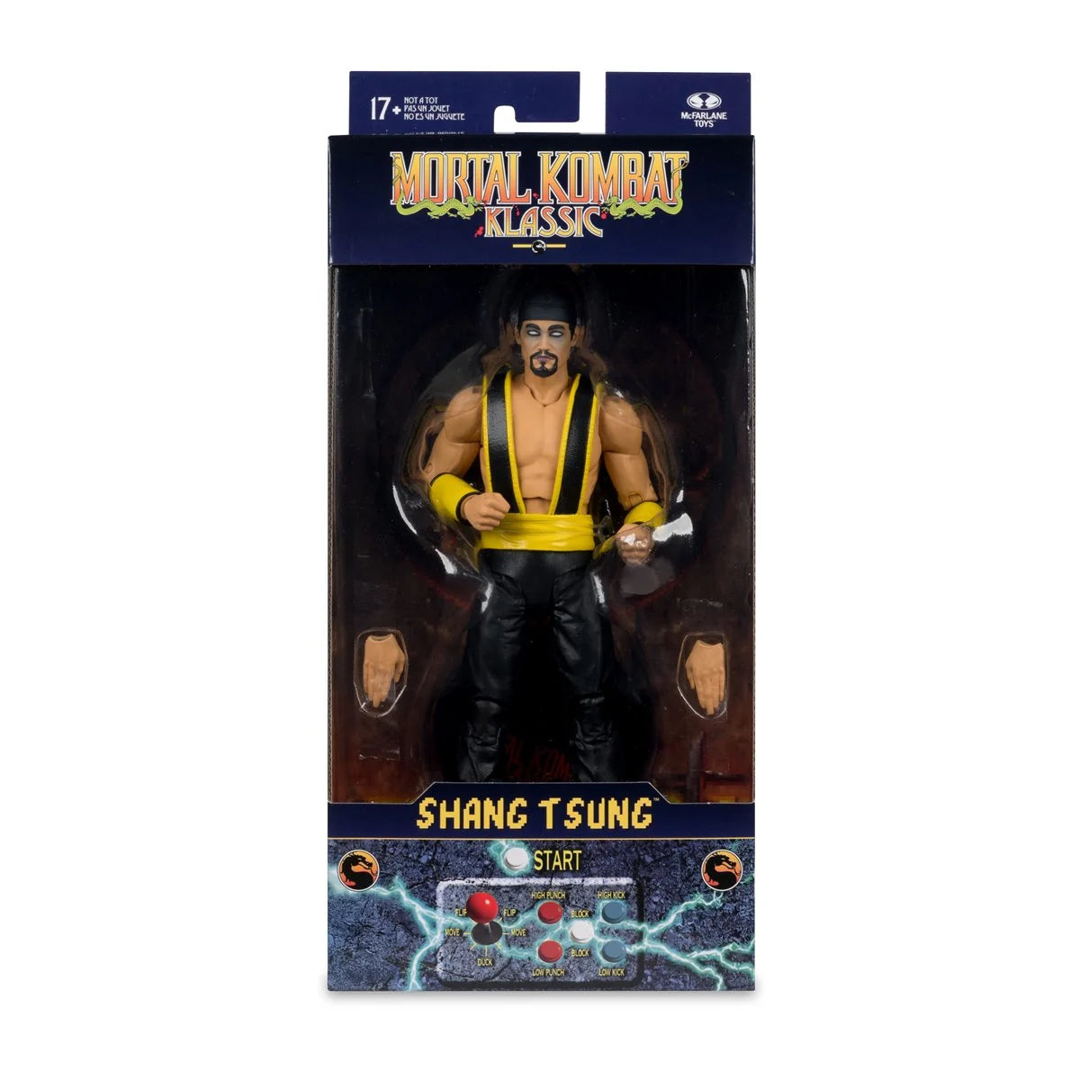 McFarlane Toys Mortal Kombat Klassic Wave 6 Shang Tsung 7-inch scale action figure in packaging