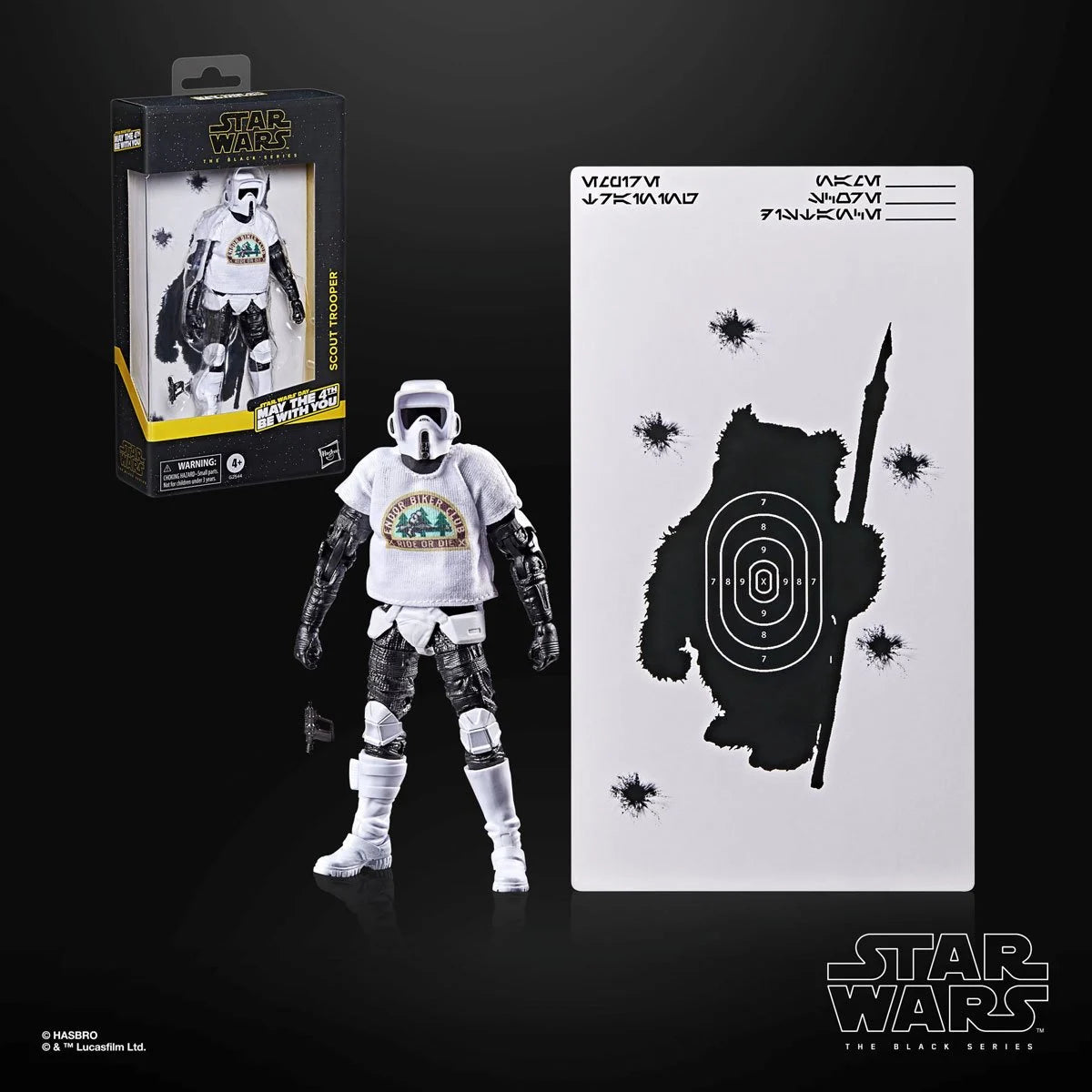 Star Wars The Black Series Scout Trooper May the 4th Be With You 6-Inch Action Figure