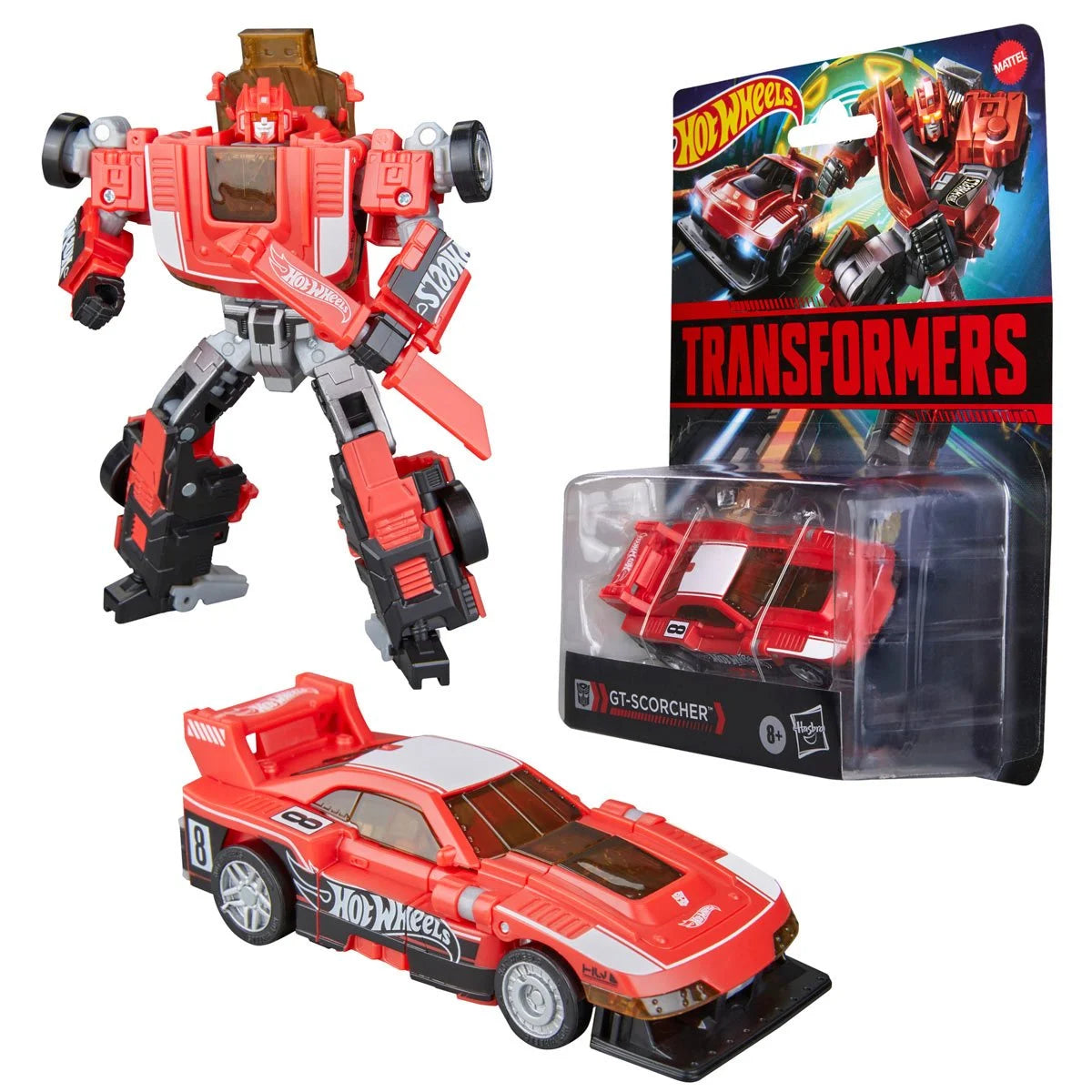 Transformers x Hot Wheels Collaborative GT-Scorcher 5-Inch Figure