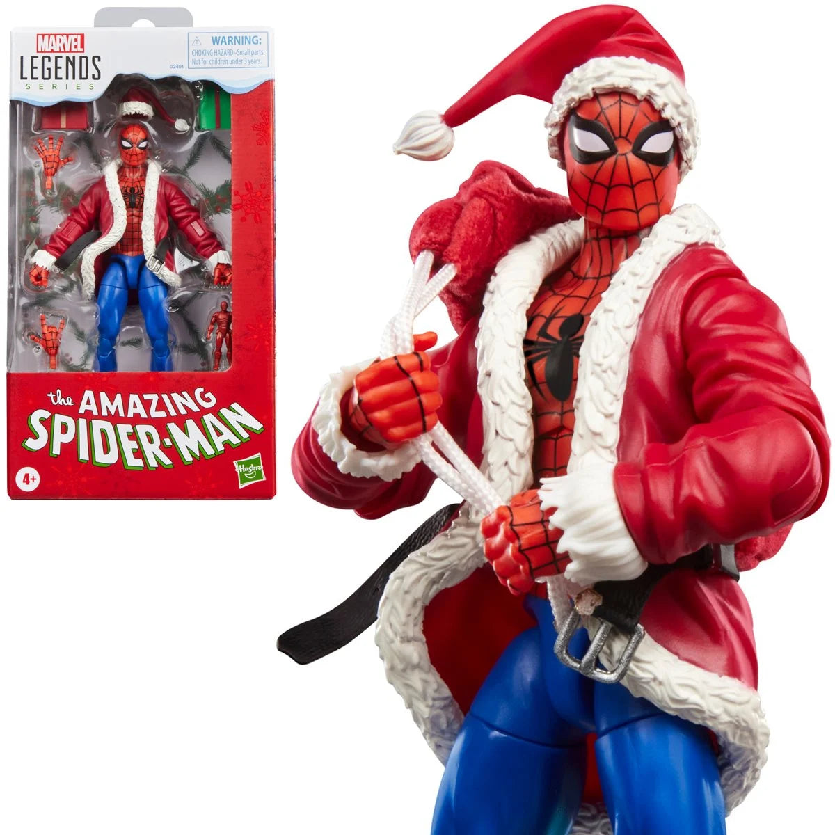 Spider-Man Marvel Legends Series Holiday Special Christmas 6-Inch Action Figure