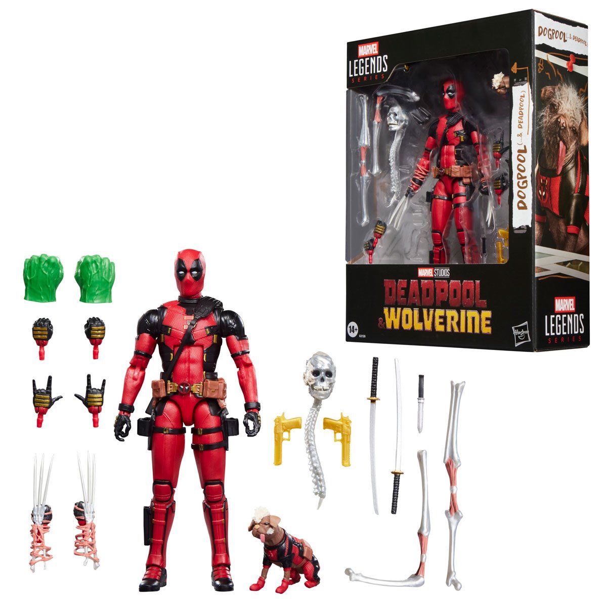 Deadpool Marvel Legends Series Dogpool and Deadpool 6-Inch Action Figures