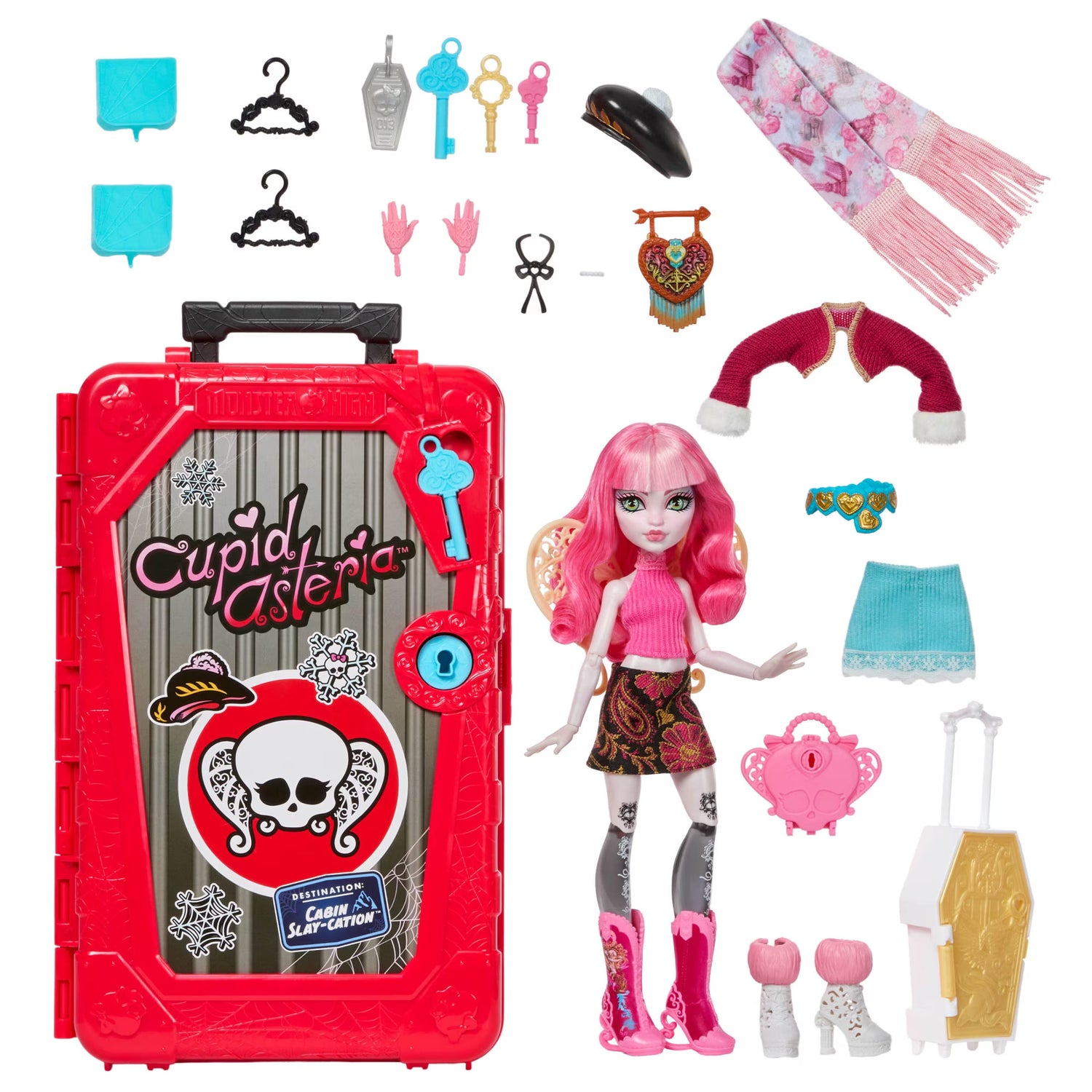 Monster High Skulltimate Secrets Series 8 Cupid Asteria Cabin Doll