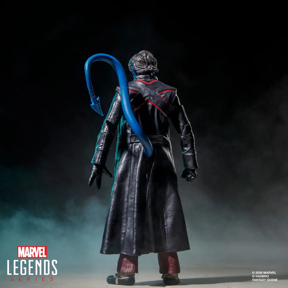 Marvel Legends Nightcrawler action figure from Avengers: Doomsday set, 6-inch Hasbro collectible with detailed costume and accessories.