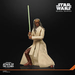 Hasbro Star Wars Black Series Agen Kolar 6-inch action figure in detailed Jedi attire and accessories