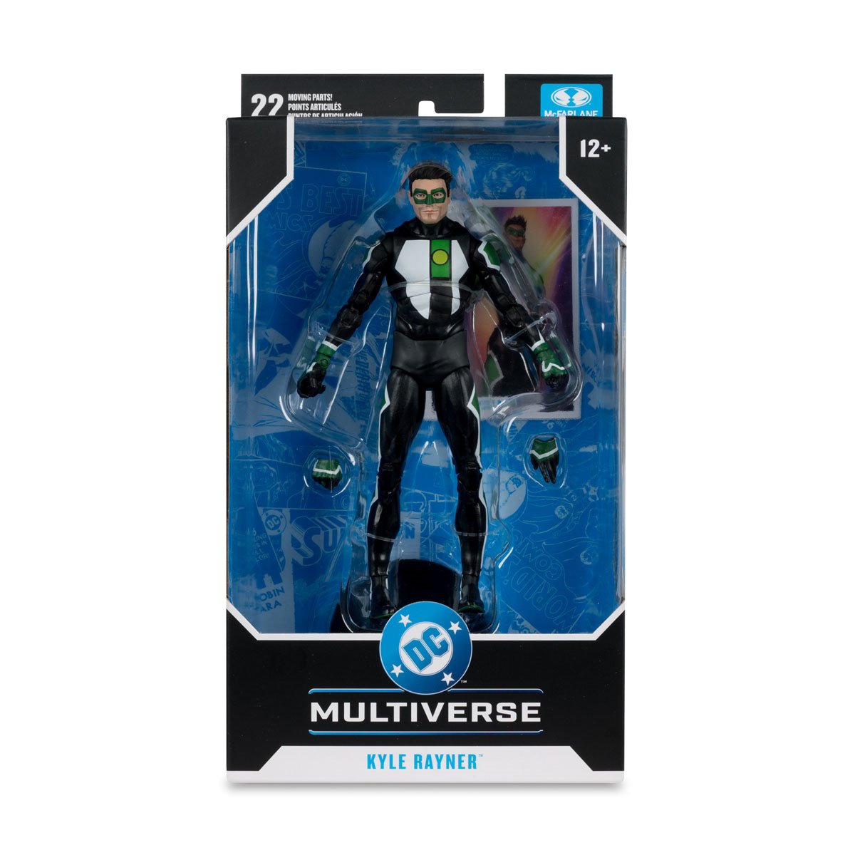 DC Multiverse Kyle Rayner Green Lantern action figure by McFarlane Toys, 7-inch scale, detailed superhero figure with green lantern costume.