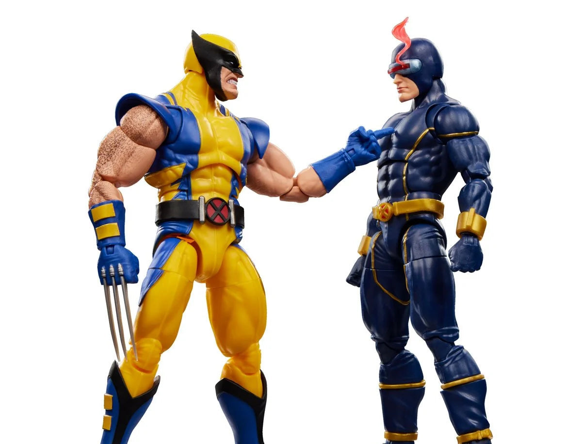 Hasbro Marvel Legends Astonishing X-Men Cyclops and Wolverine 6-inch action figures in costume