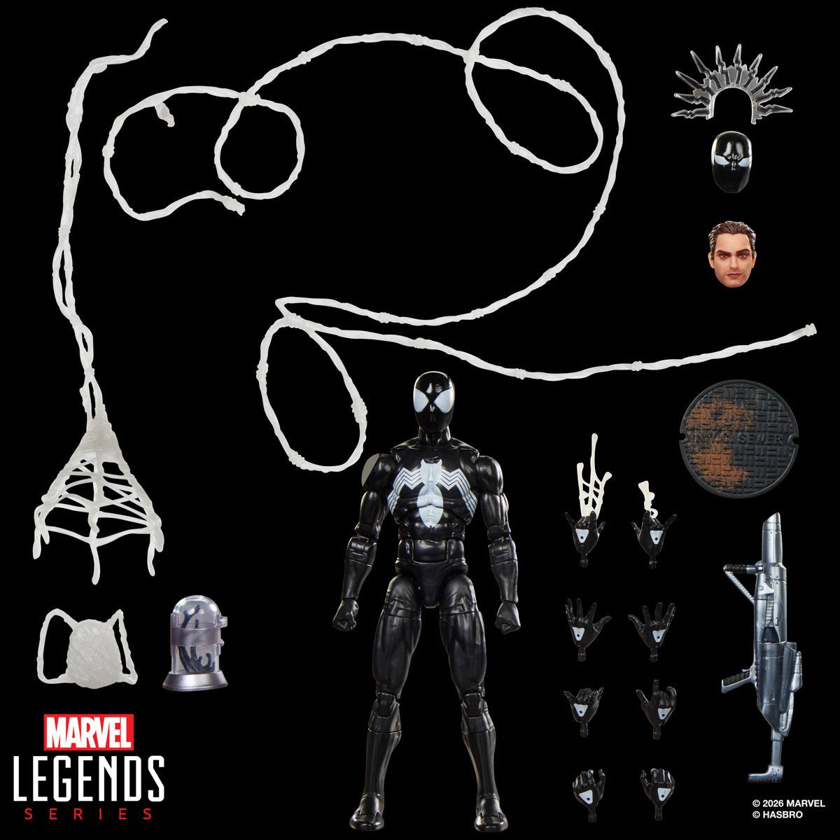 Spider-Man Marvel Legends Maximum Series Symbiote Spider-Man 6-Inch Action Figure