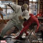 Kingpin One:12 Collective action figure by Mezco Toyz, detailed Marvel villain with poseable joints and intricate costume design.