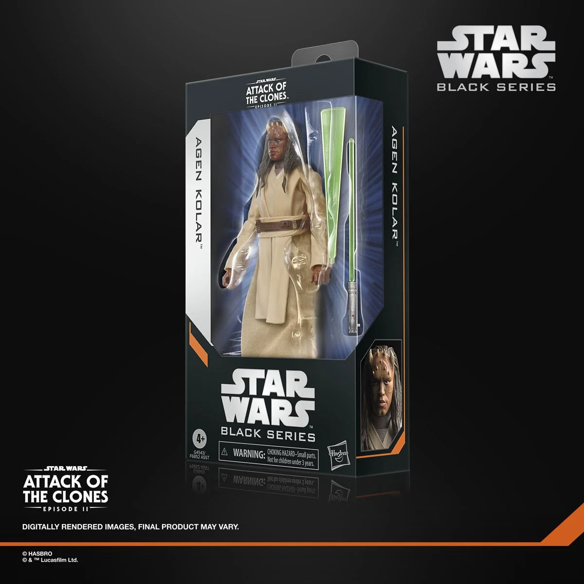Hasbro Star Wars Black Series Agen Kolar 6-inch action figure in collectible packaging