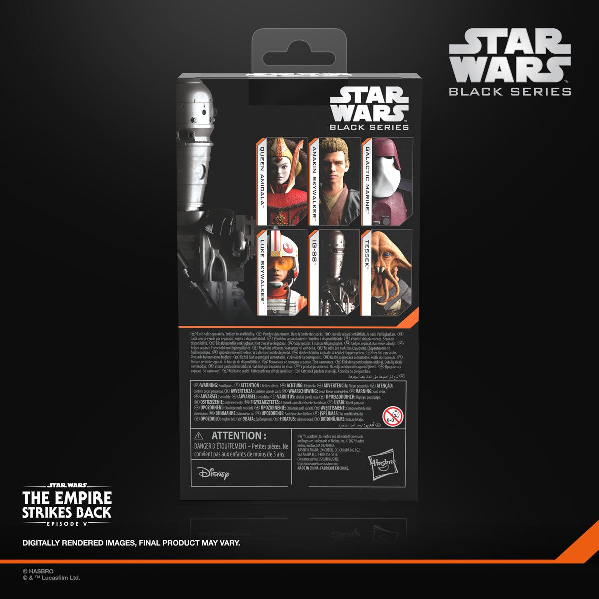 Star Wars Black Series IG-88 6-inch action figure by Hasbro, detailed robotic character from the Star Wars universe.