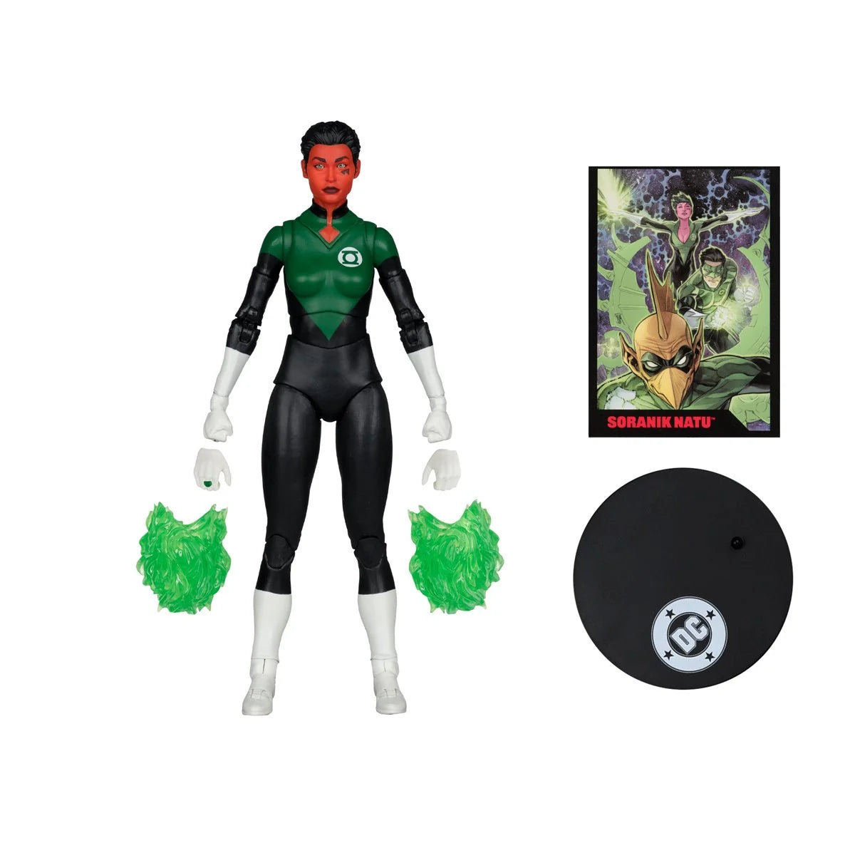 McFarlane Toys DC Multiverse Page Punchers Wave 15 Soranik Natu Green Lantern figure
