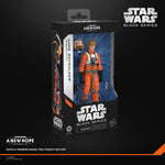 Star Wars Black Series Luke Skywalker X-Wing Pilot 6-inch action figure by Hasbro, featuring detailed costume and accessories.