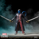 Marvel Legends Nightcrawler action figure from Avengers: Doomsday series, 6-inch Marvel Legends Hasbro toy with detailed costume and accessories.