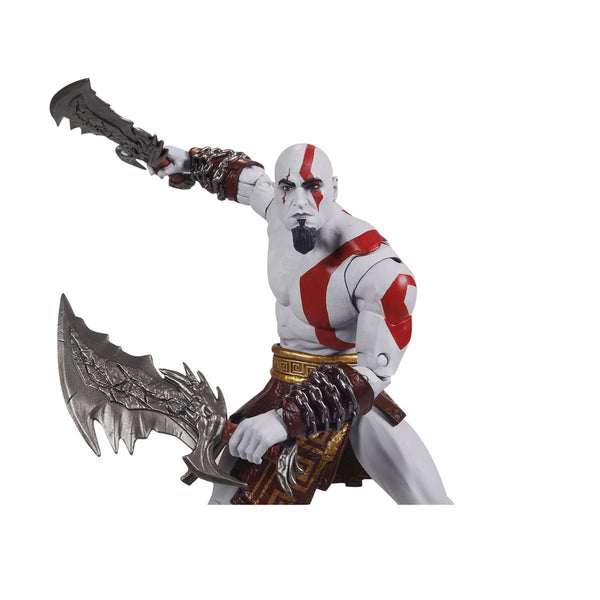 McFarlane Toys God of War Wave 2 Kratos gaming edition 7-inch action figure with detailed sculpt and iconic armor.