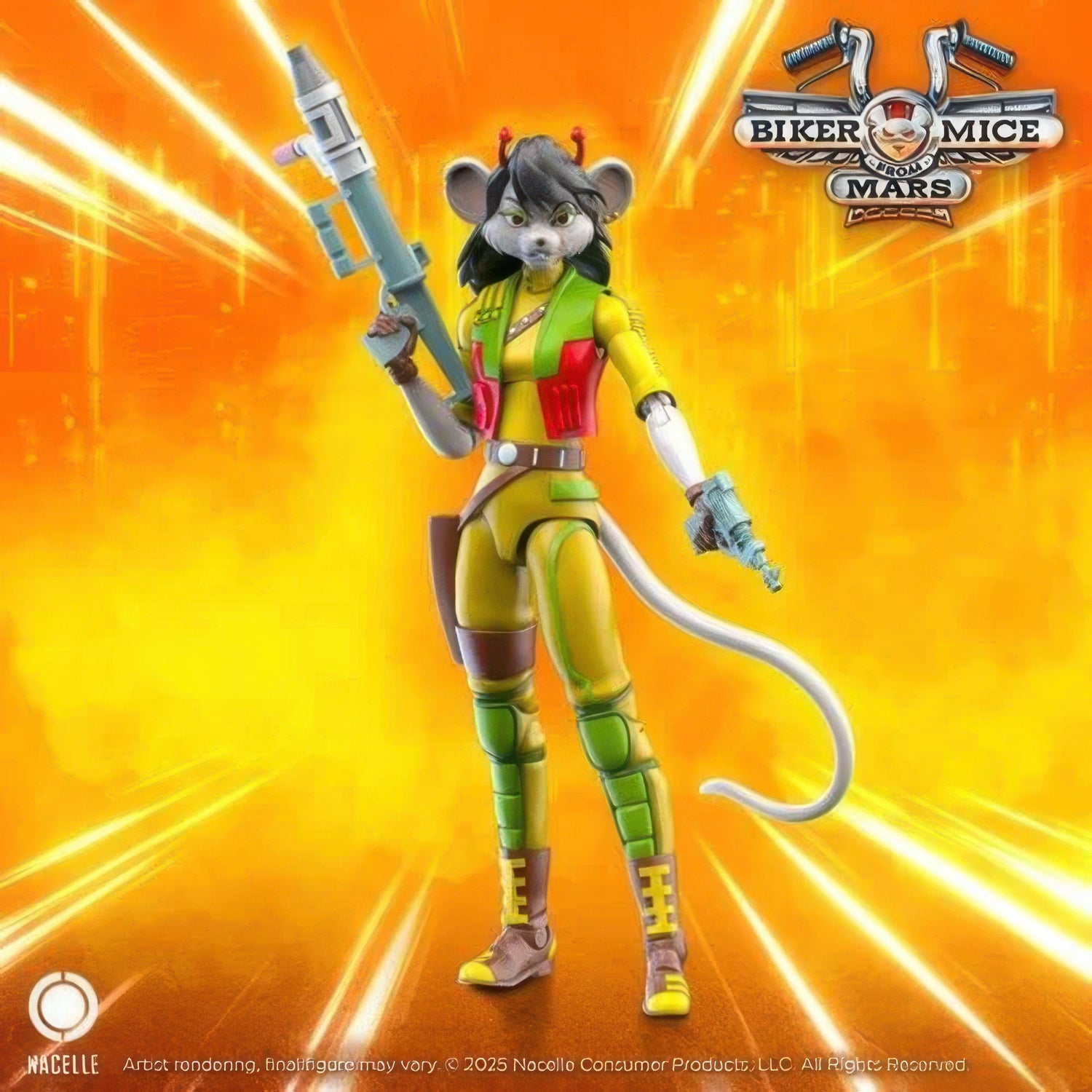 Biker Mice from Mars Wave 2 Carbine 7-Inch Scale Action Figure