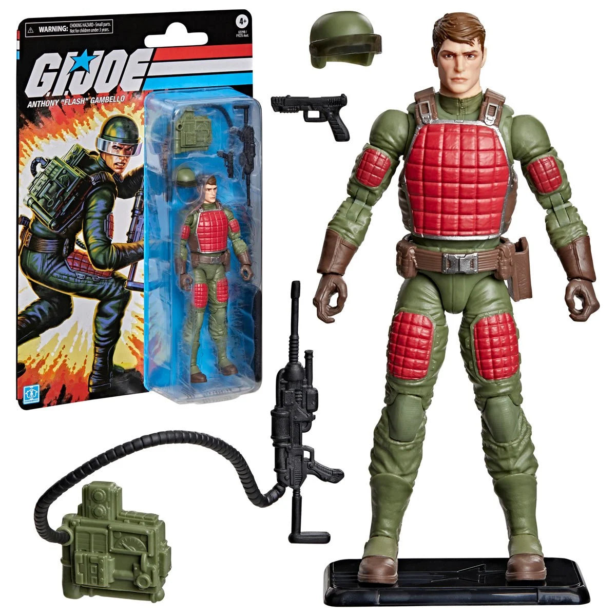 G.I. Joe Classified Series Retro Cardback Anthony Flash Gambello 6-Inch Action Figure