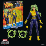 Marvel Legends X-Men 97 Polaris action figure by Hasbro showing her with green costume and accessories in a dynamic pose.