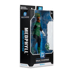 DC Multiverse Medphyll Green Lantern action figure by McFarlane Toys, 7-inch scale with detailed costume and accessories.