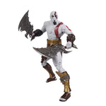 God of War Wave 2 Kratos McFarlane Toys gaming edition 7-inch action figure with detailed armor and weapon accessories.